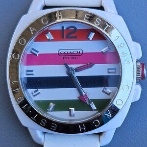 BOYFRIEND RUBBER STRAP WATCH (COACH W1053)